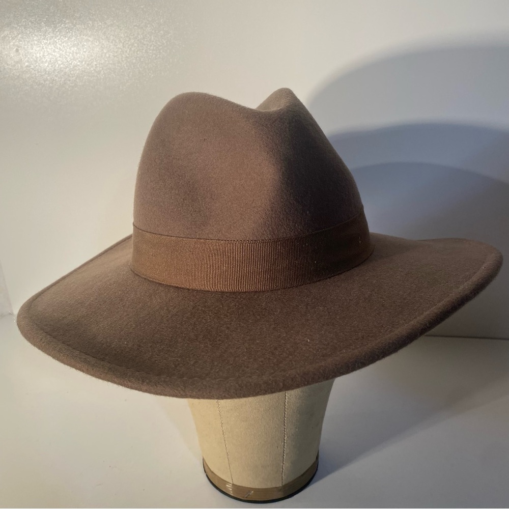Biltmore Cherish Wool Felted Fedora Hat With Hat Band Medium/Large